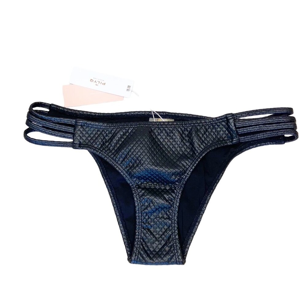 NWT PILYQ Posh Strappy Teeny Bikini Bottom Size Large